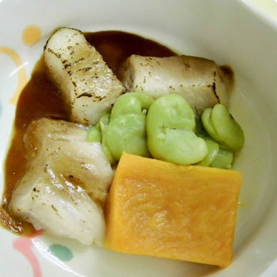 鶏肉の香り醤油焼き